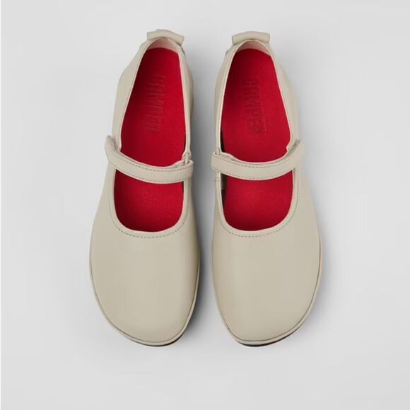 Gray Leather Mary Jane for Women - Picture 1 of 10
